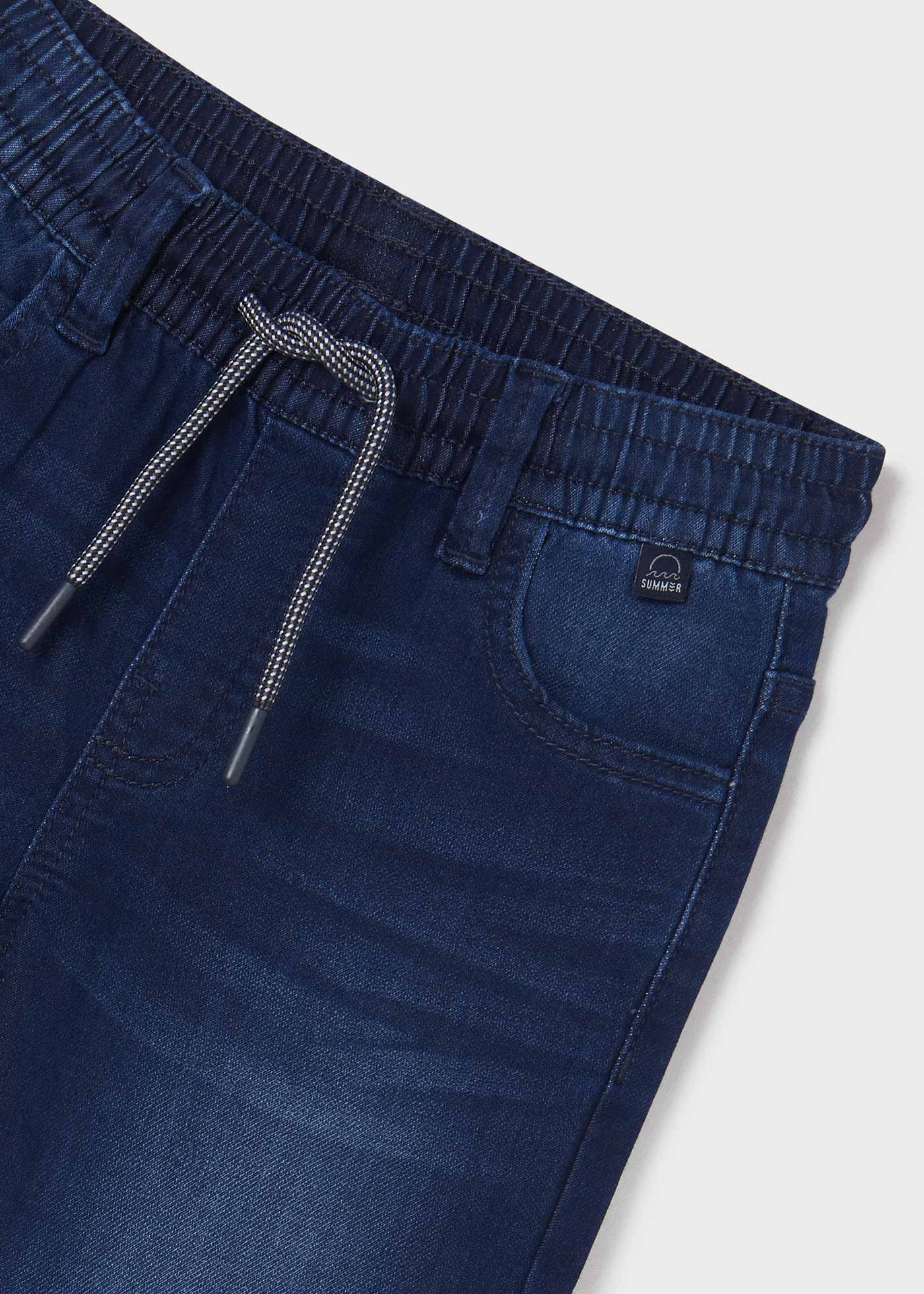 Mayoral Yazlık Erkek Bermuda Denim Şort Mavi