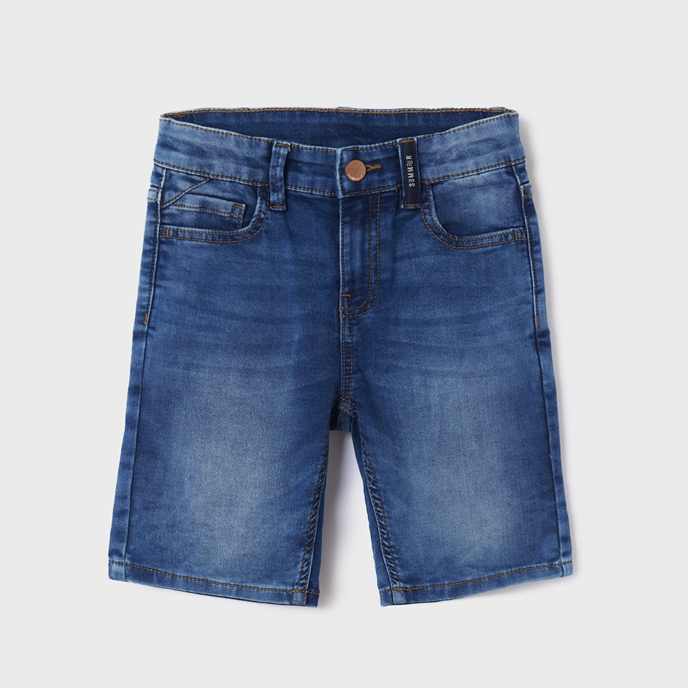 Mayoral Yazlık Erkek Bermuda Denim Şort Mavi