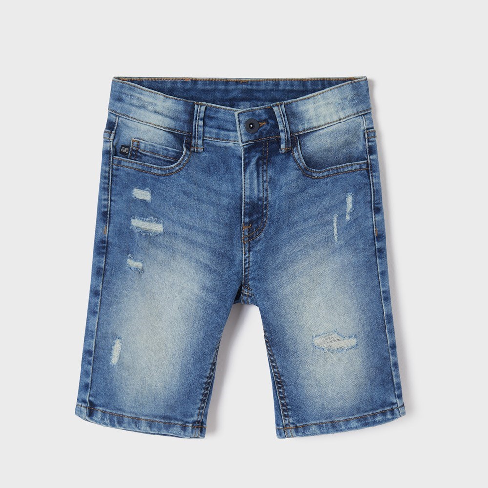Mayoral Yazlık Erkek Bermuda Denim Şort Mavi
