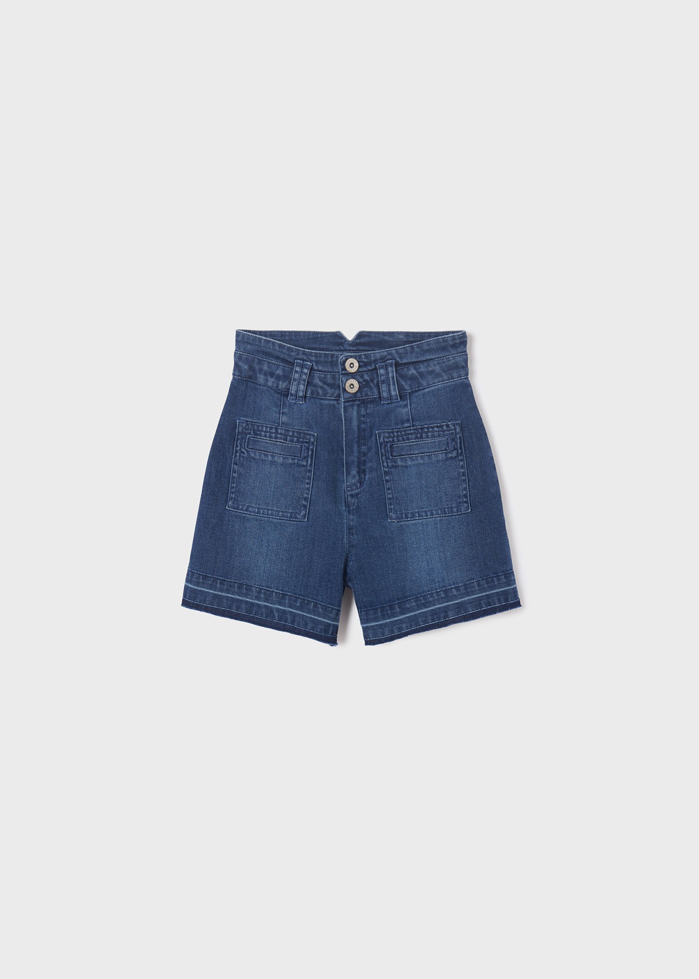 Mayoral Yazlık Kız Denim Şort Mavi