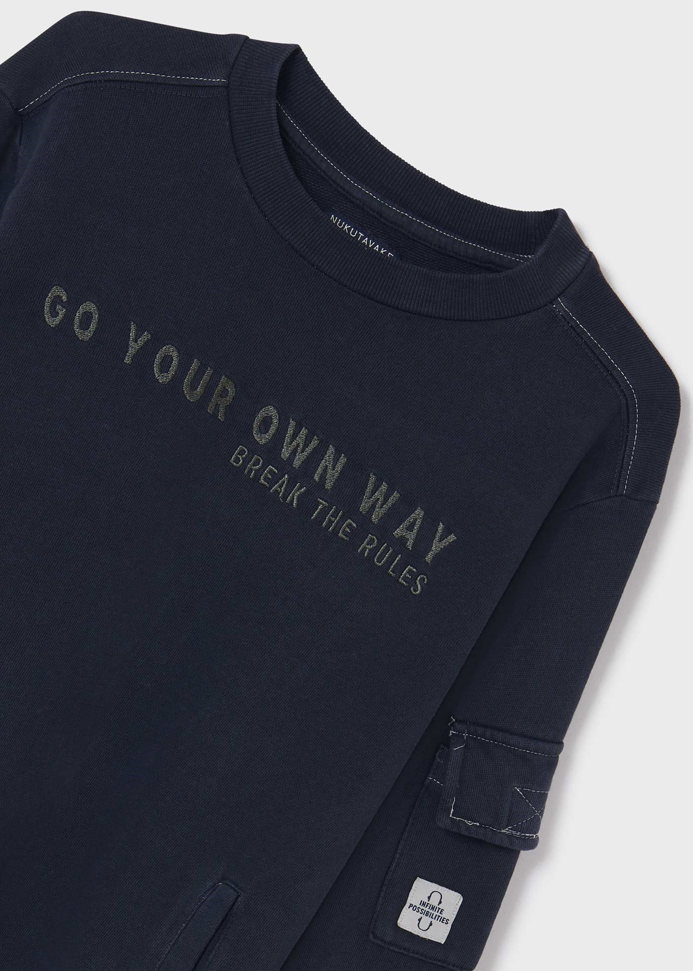 Mayoral Yazlık Erkek Uzun Kol S-shirt Koyu Mavi
