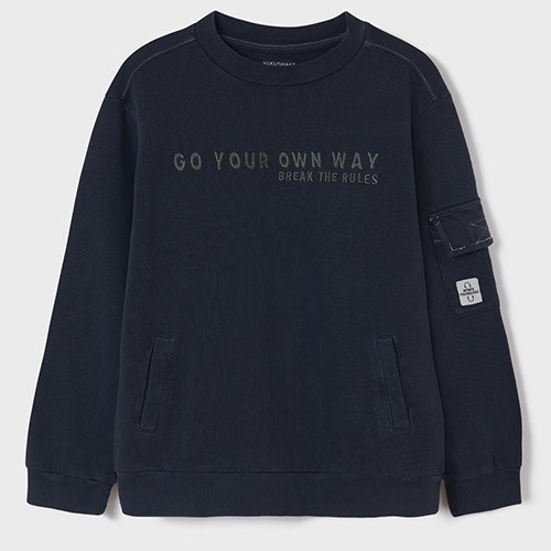 Mayoral Yazlık Erkek Uzun Kol S-shirt Koyu Mavi