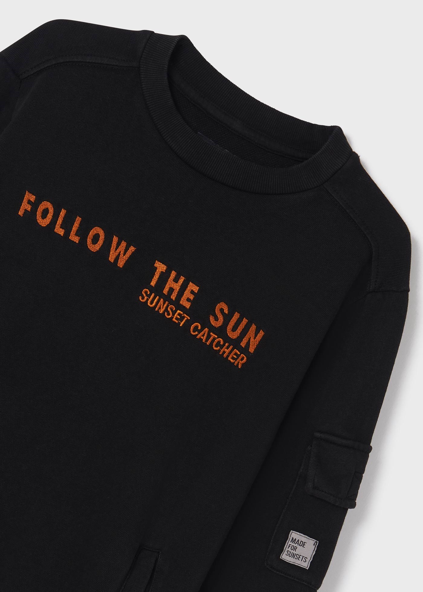 Mayoral Yazlık Erkek Uzun Kol S-shirt Siyah