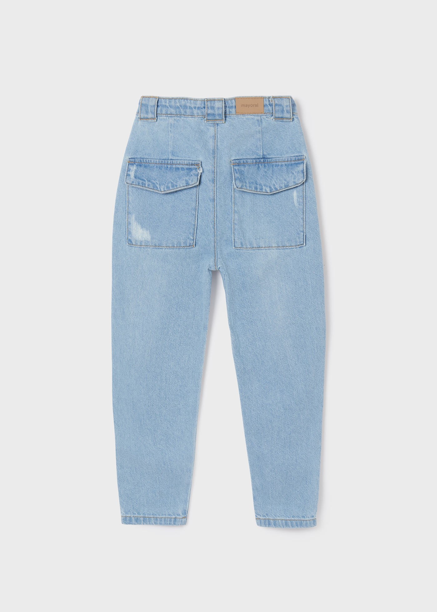 Mayoral Yazlık Kız Denim Pantolon Mavi