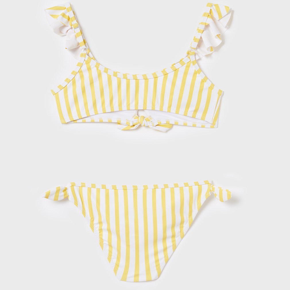 Mayoral Yazlık Kız Örme Bikini Sarı
