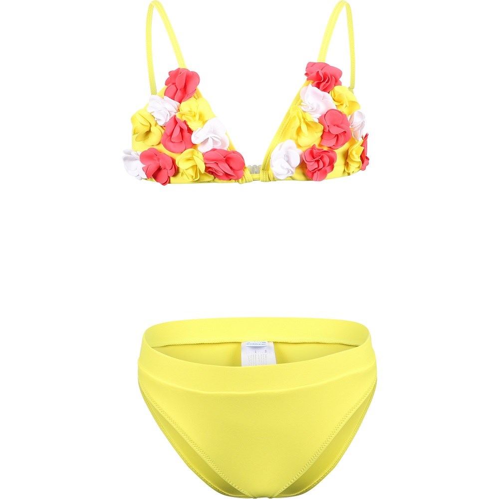 Mayoral Yazlık Kız Çiçekli Bikini Sarı