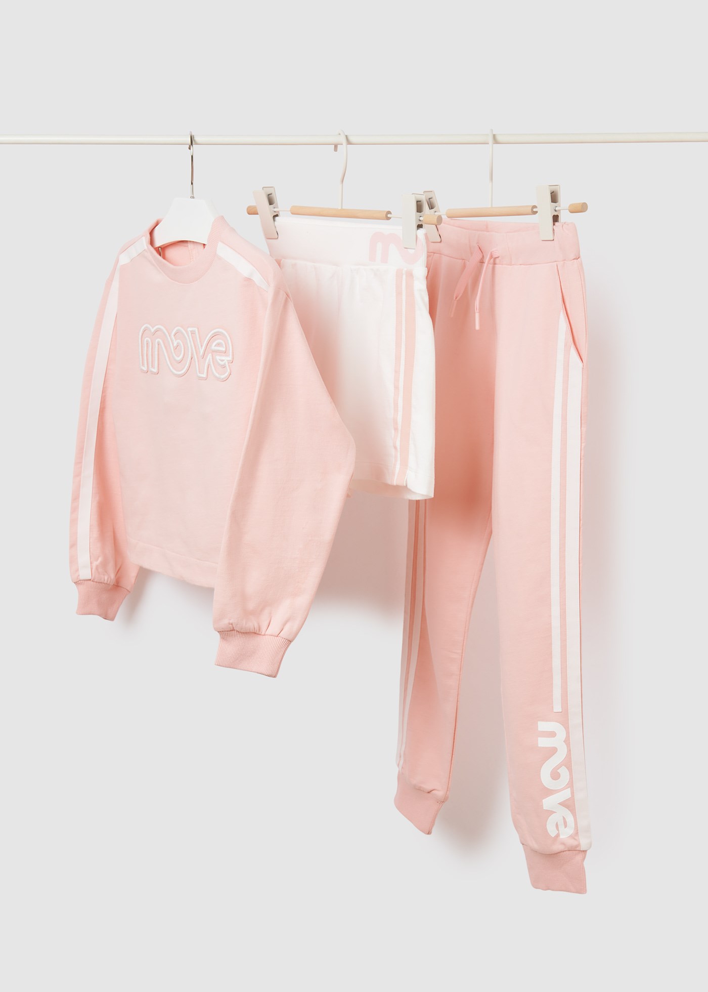 Mayoral Yazlık Kız Eşofman 3'lü Set Pembe