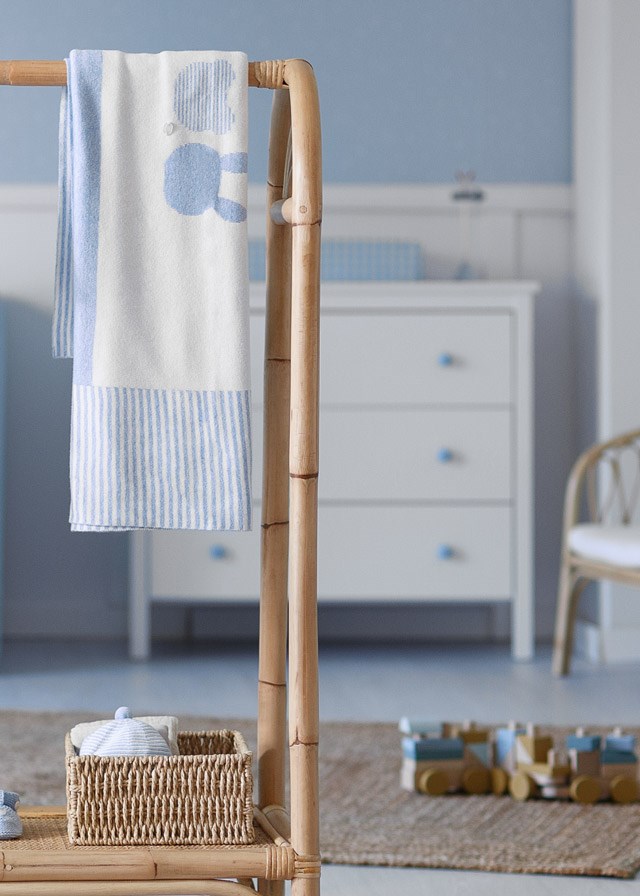 Mayoral Bebek Jakarlı Battaniye Dream Blue 
