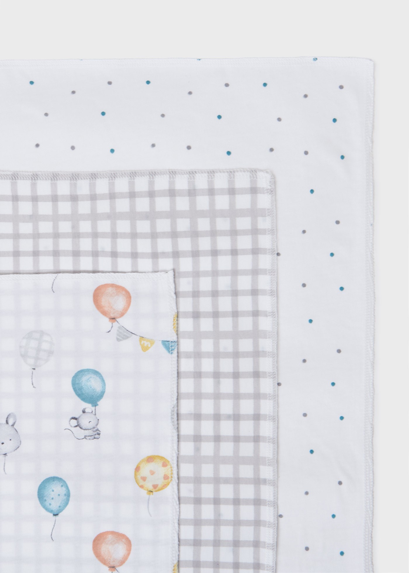 Mayoral Bebek Penye Battaniye 3'lü Set Gray 