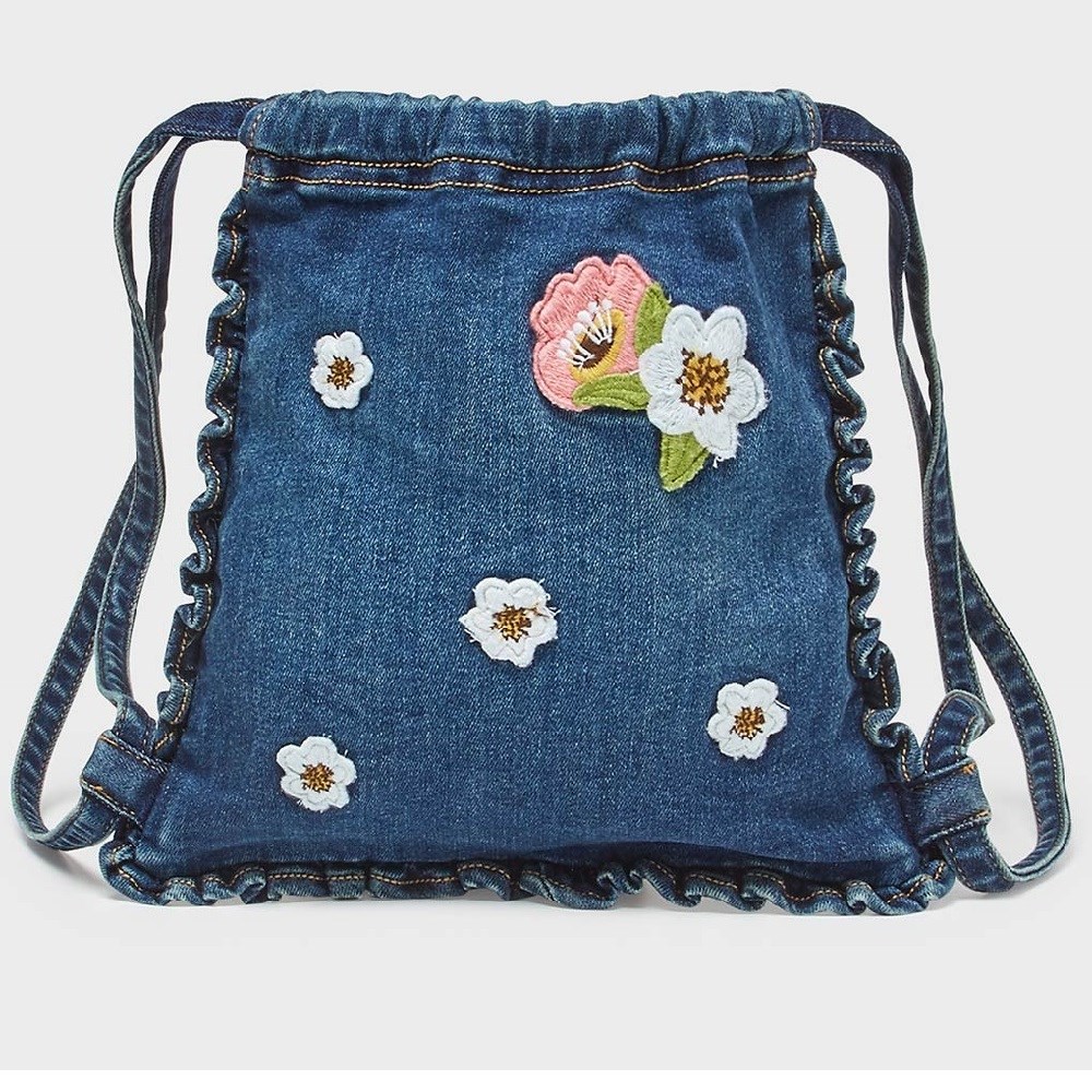 Mayoral Kız Bebek Denim Çanta 