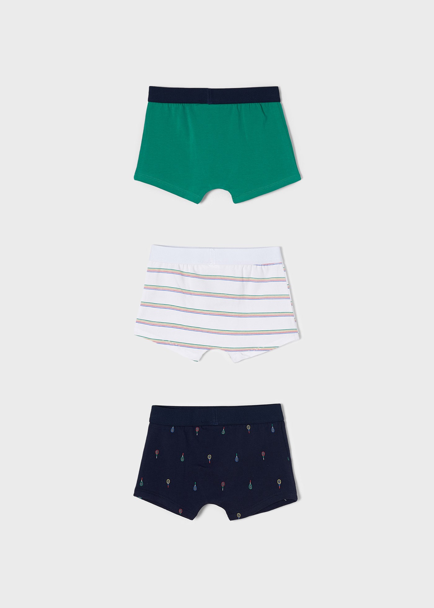 Mayoral Yazlık Erkek Boxer Külot 3'lü Set Yeşil
