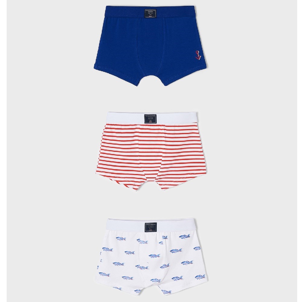 Mayoral Yazlık Erkek Boxer Külot 3'lü Set Mavi