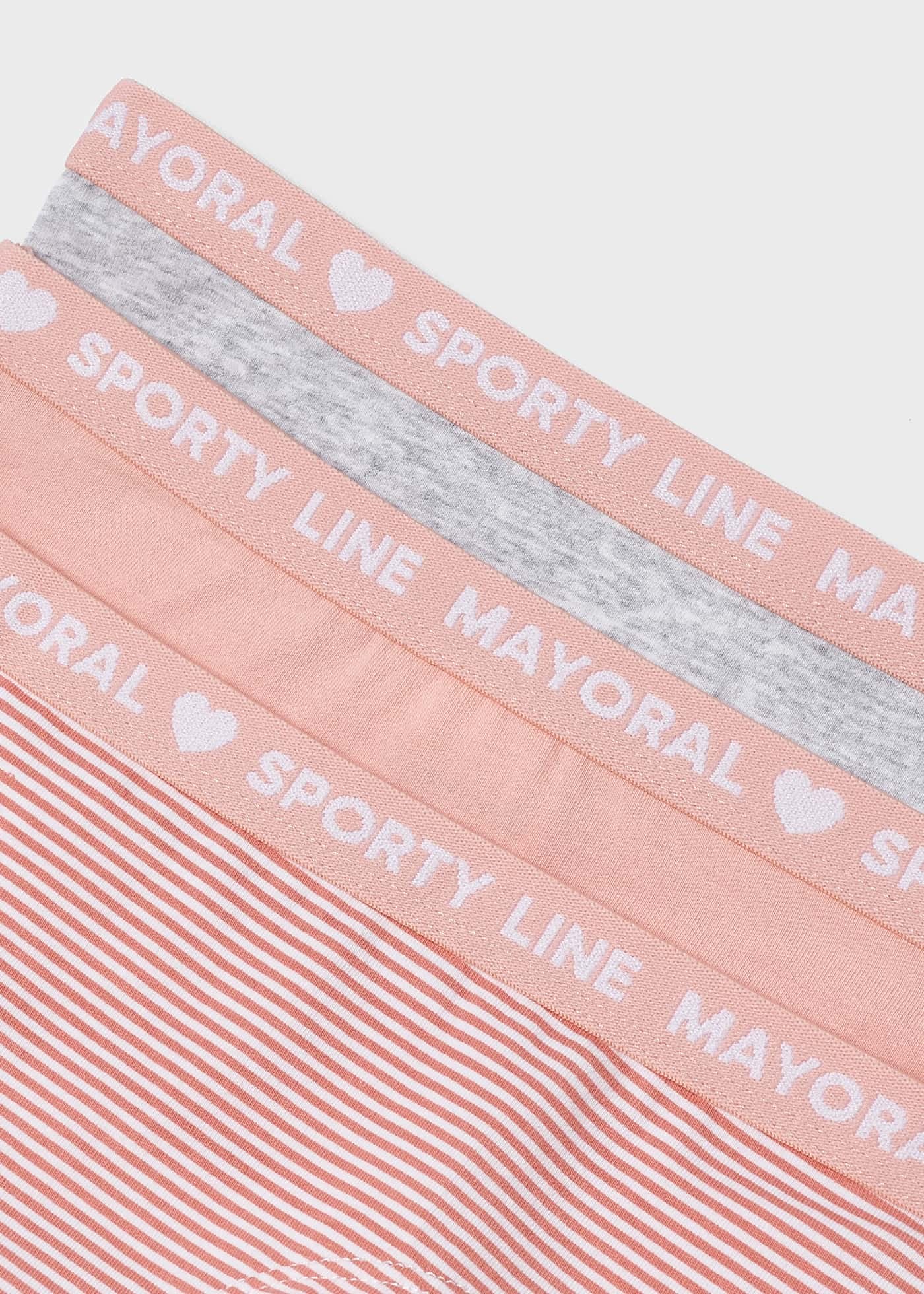 Mayoral Yazlık Kız Külot 3'lü Set Pembe