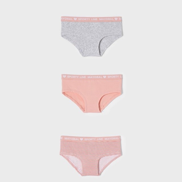 Mayoral Yazlık Kız Külot 3'lü Set Pembe