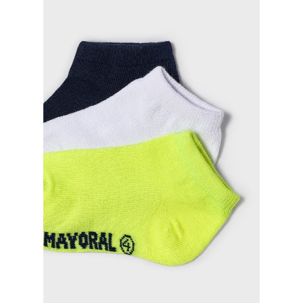 Mayoral Yazlık Erkek Kısa Çorap 3'lü Set Yeşil