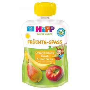 Hipp Organik Muzlu Elmalı Armut Püresi 100 gr