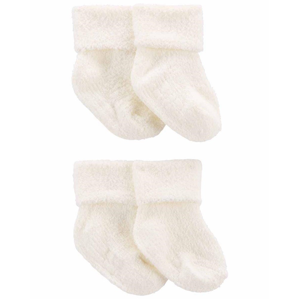Carter's Kız Bebek 4'lü Çorap Beyaz