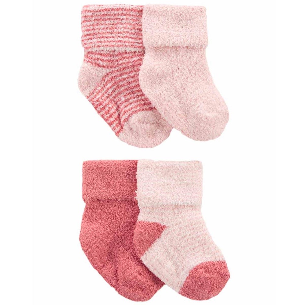Carter's Kız Bebek 4'lü Çorap Pembe