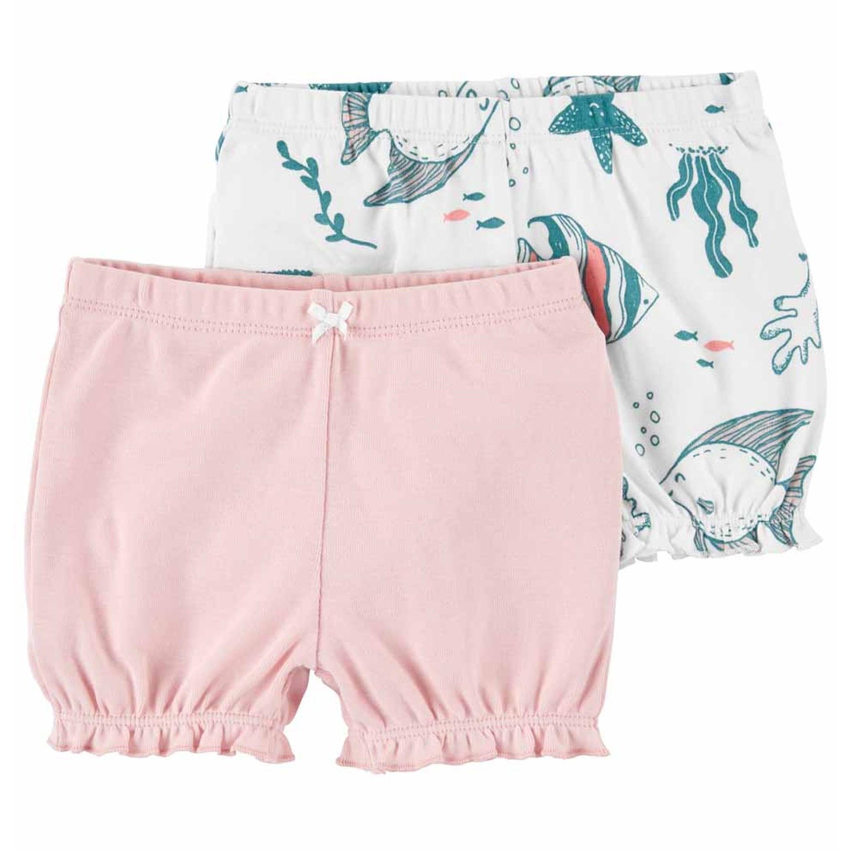 Carter's Yazlık Kız Bebek Şort 2'li Set