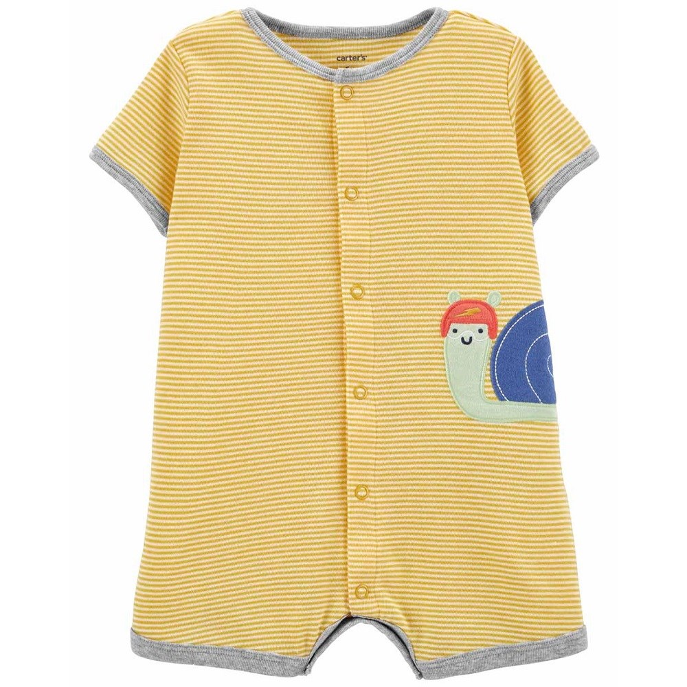 Carter's Yazlık Erkek Bebek Kısa Kol Tulum Sarı