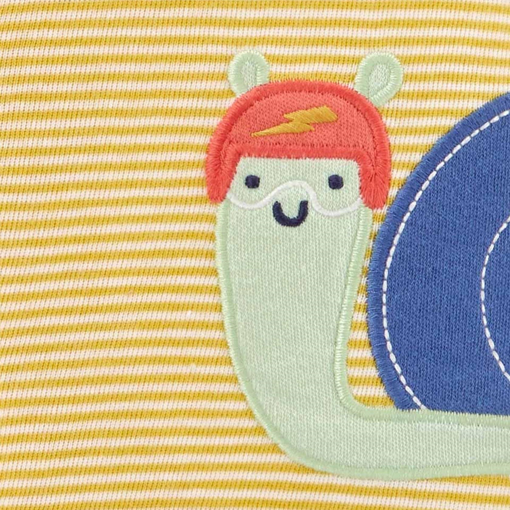Carter's Yazlık Erkek Bebek Kısa Kol Tulum Sarı