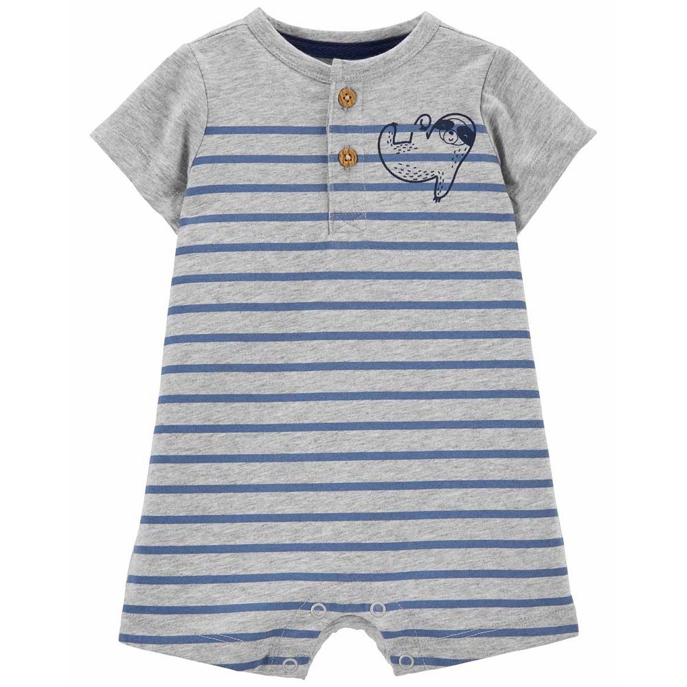 Carter's Yazlık Erkek Bebek Kısa Kol Tulum