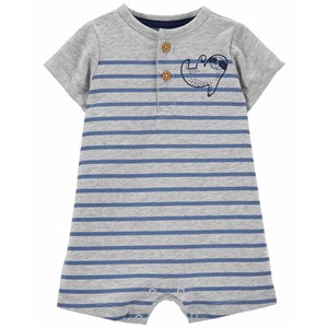 Carter's Yazlık Erkek Bebek Kısa Kol Tulum