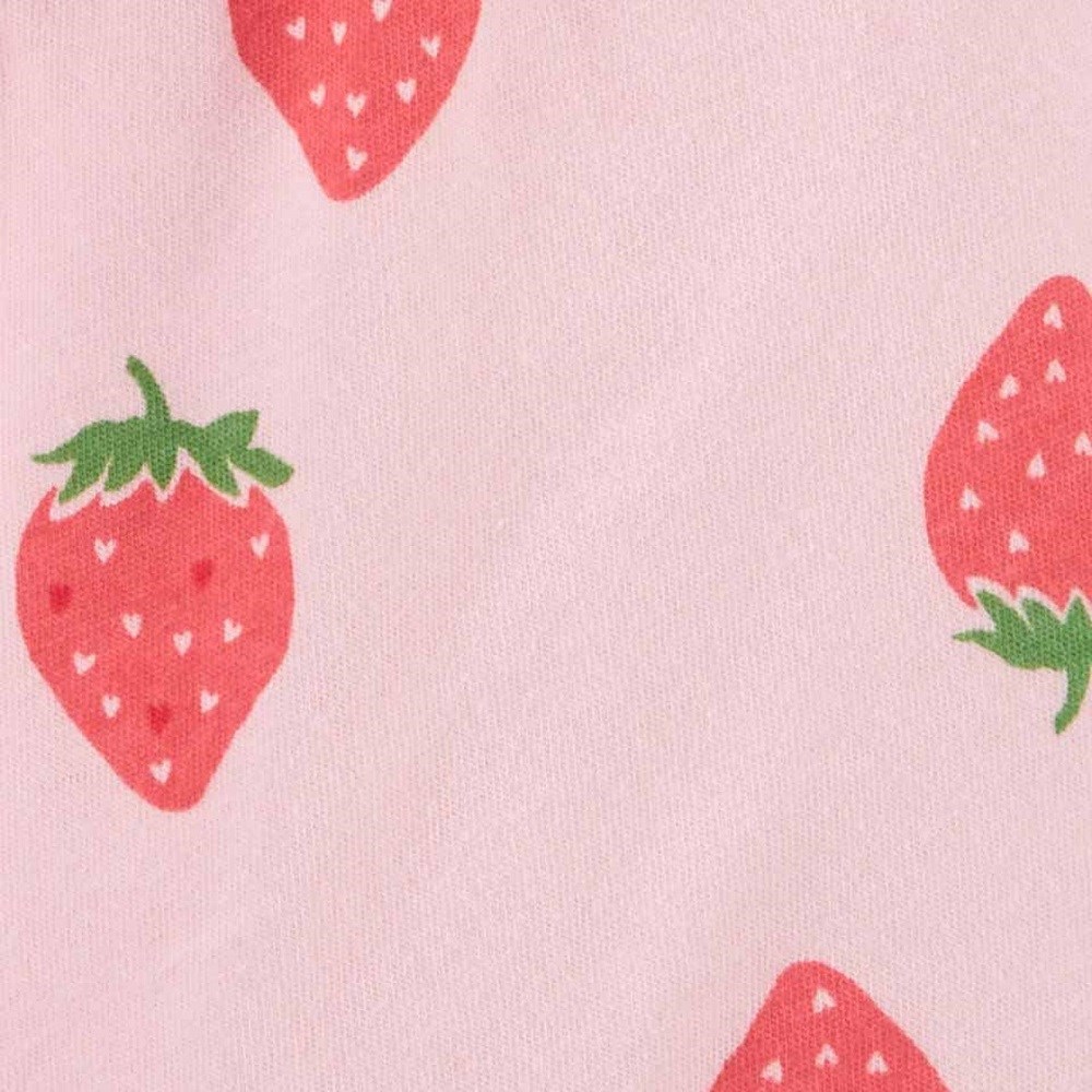 Carter's Yazlık Kız Bebek Askılı Tulum Pembe