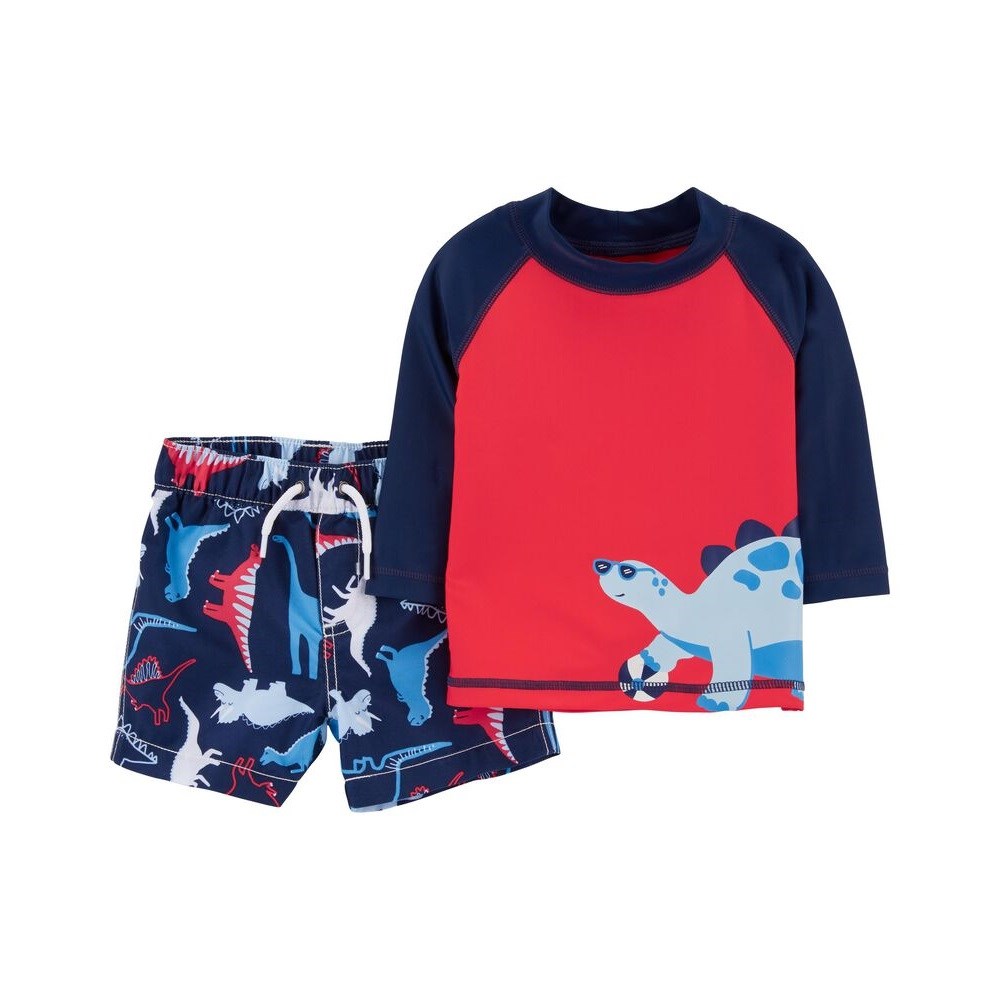 Carter's Yazlık Erkek Bebek Upf +50 Güneş Koruyuculu Mayo 2'li Set