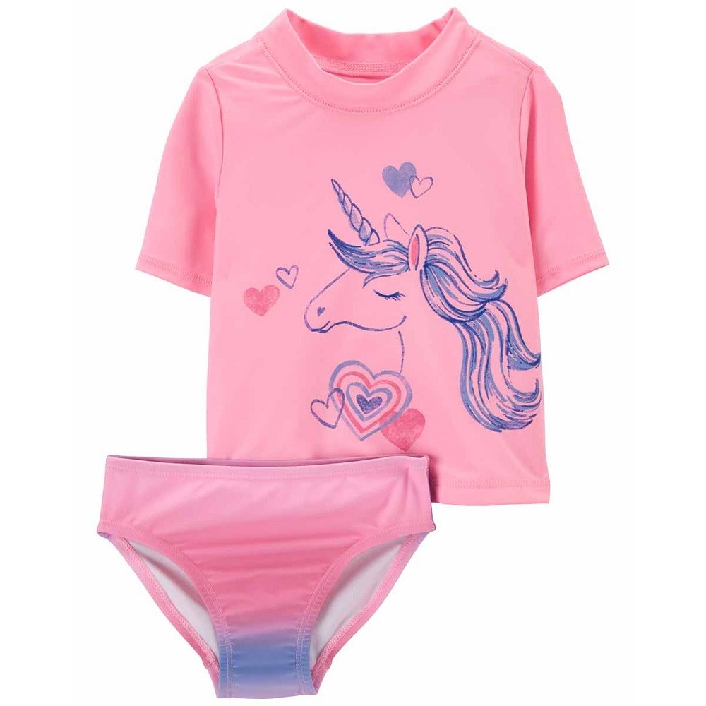 Carter's Yazlık Kız Bebek Upf +50 Güneş Koruyuculu Mayo 2'li Set