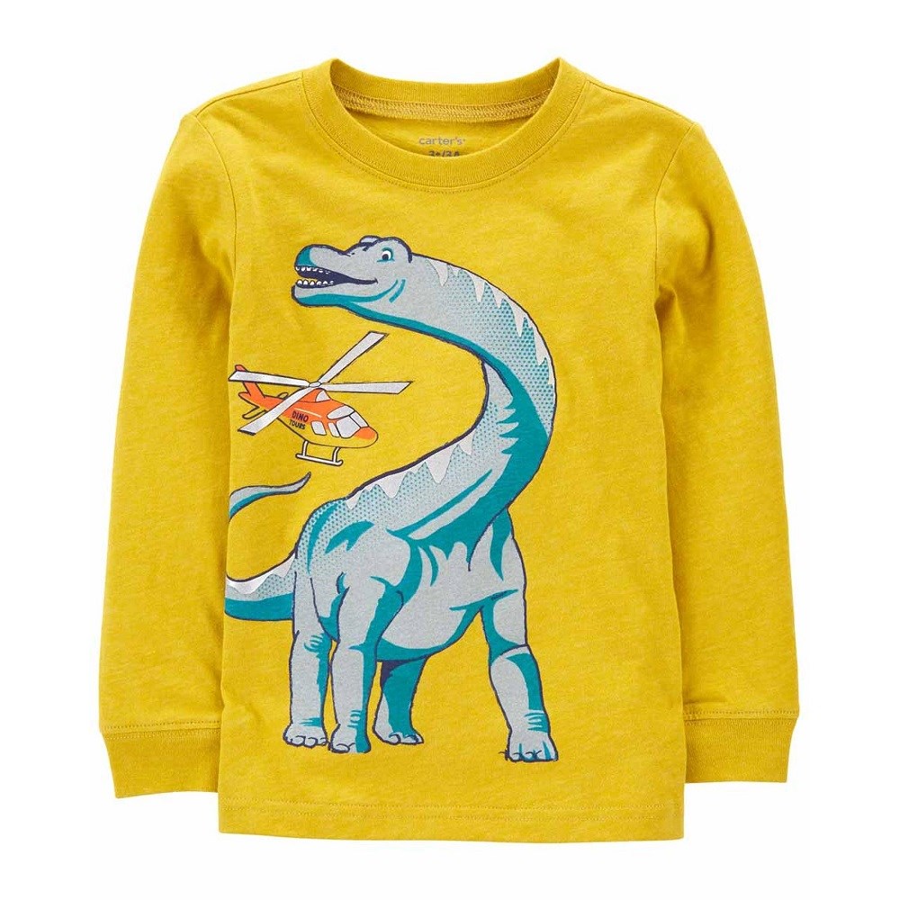 Carters Yazlık Erkek Uzun Kol T-shirt Sarı