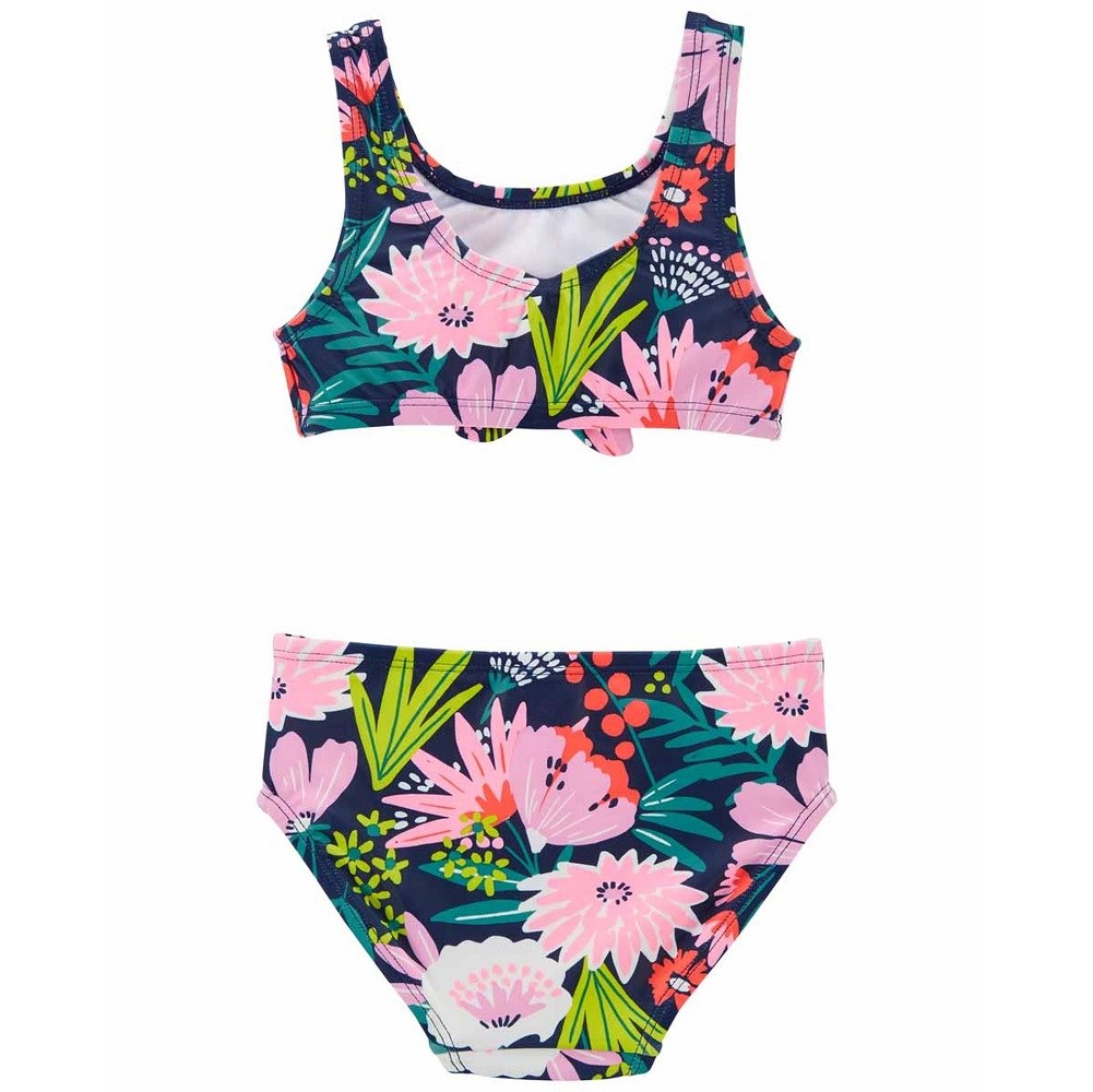 Carter's Yazlık Kız Çocuk Bikini 2'li Set Koyu Mavi
