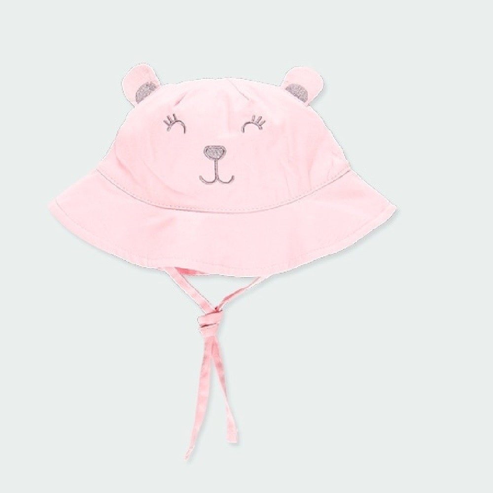 Boboli Yazlık Kız Bebek Şapka Pembe