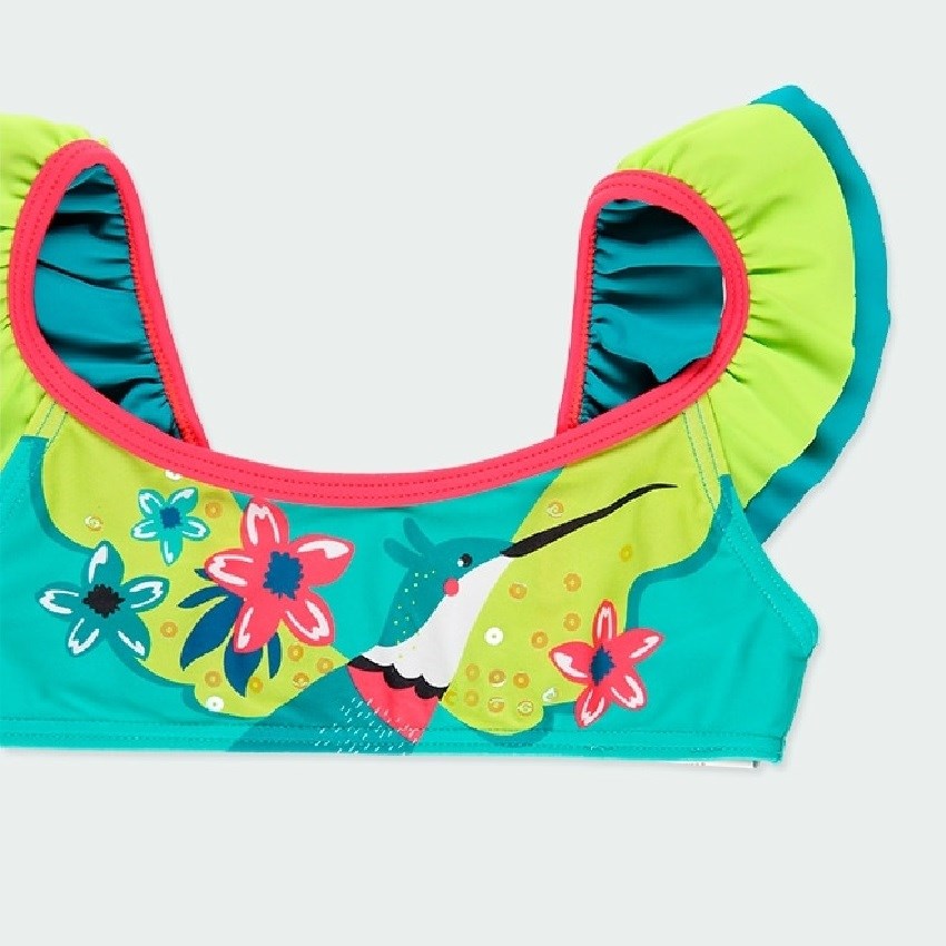 Boboli Yazlık Kız Çocuk Bikini Yeşil