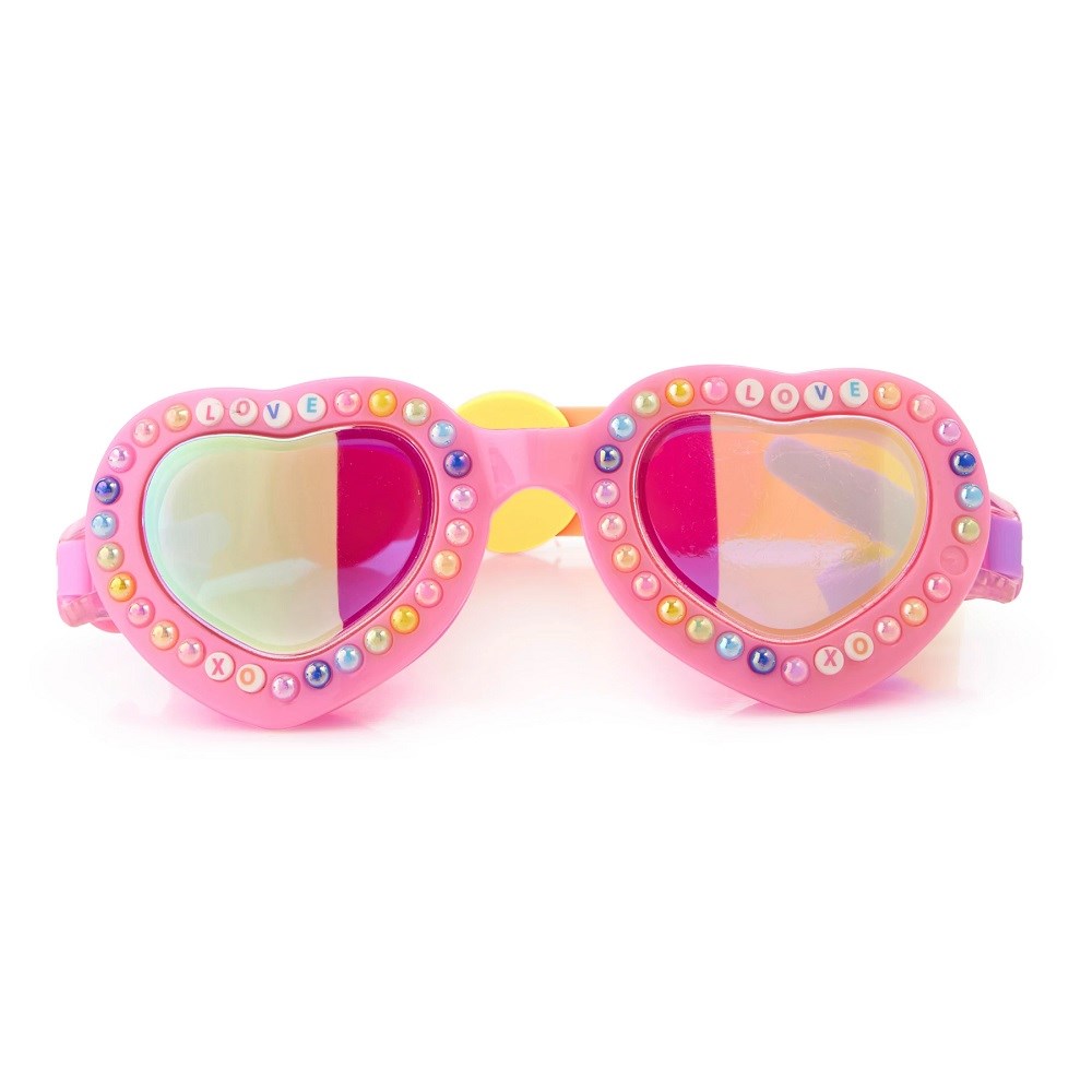 Bling2o Charming Two Hearts Pink Çocuk Deniz Gözlüğü 