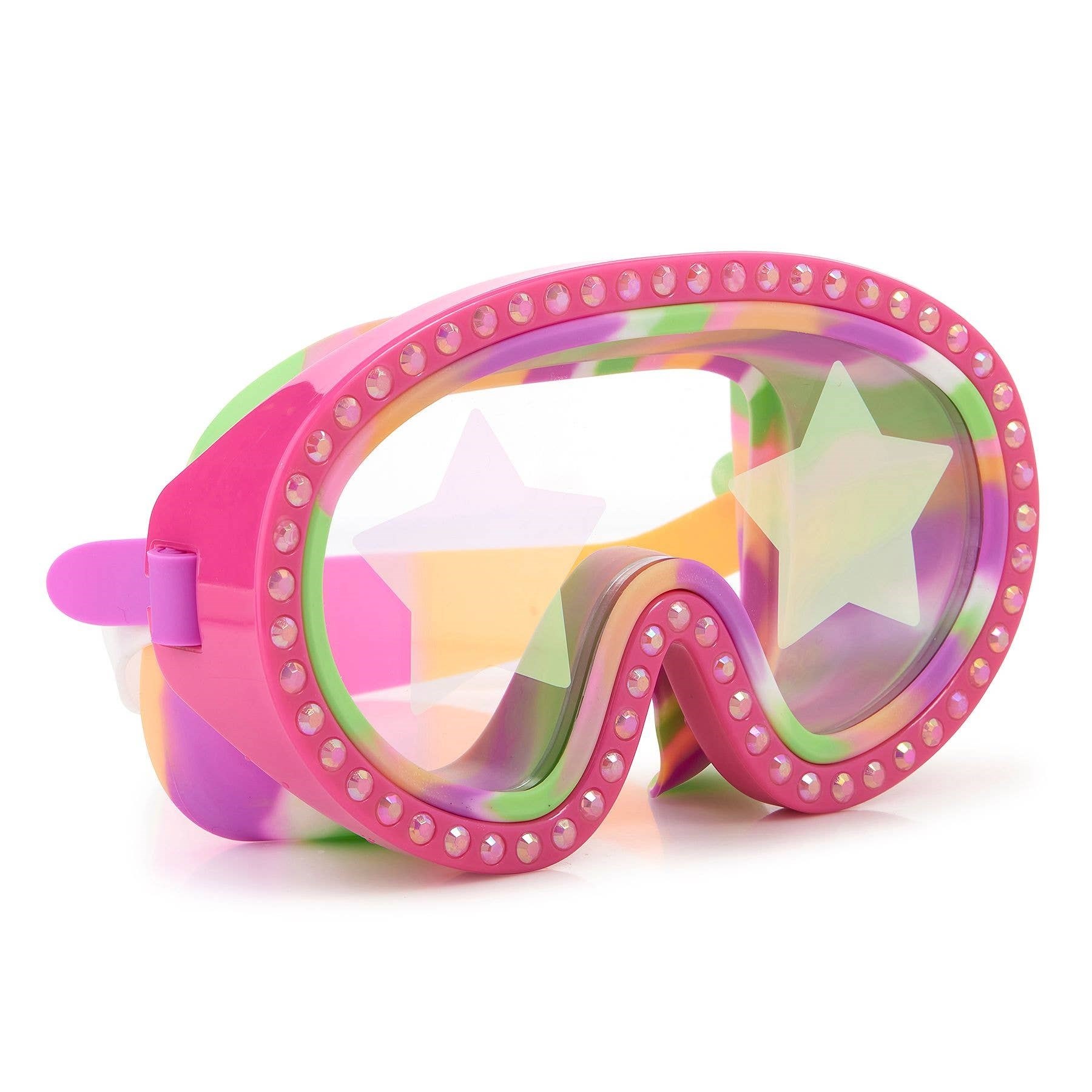 Bling2o Star Glitter Mask Pink Star Çocuk Deniz Gözlüğü 