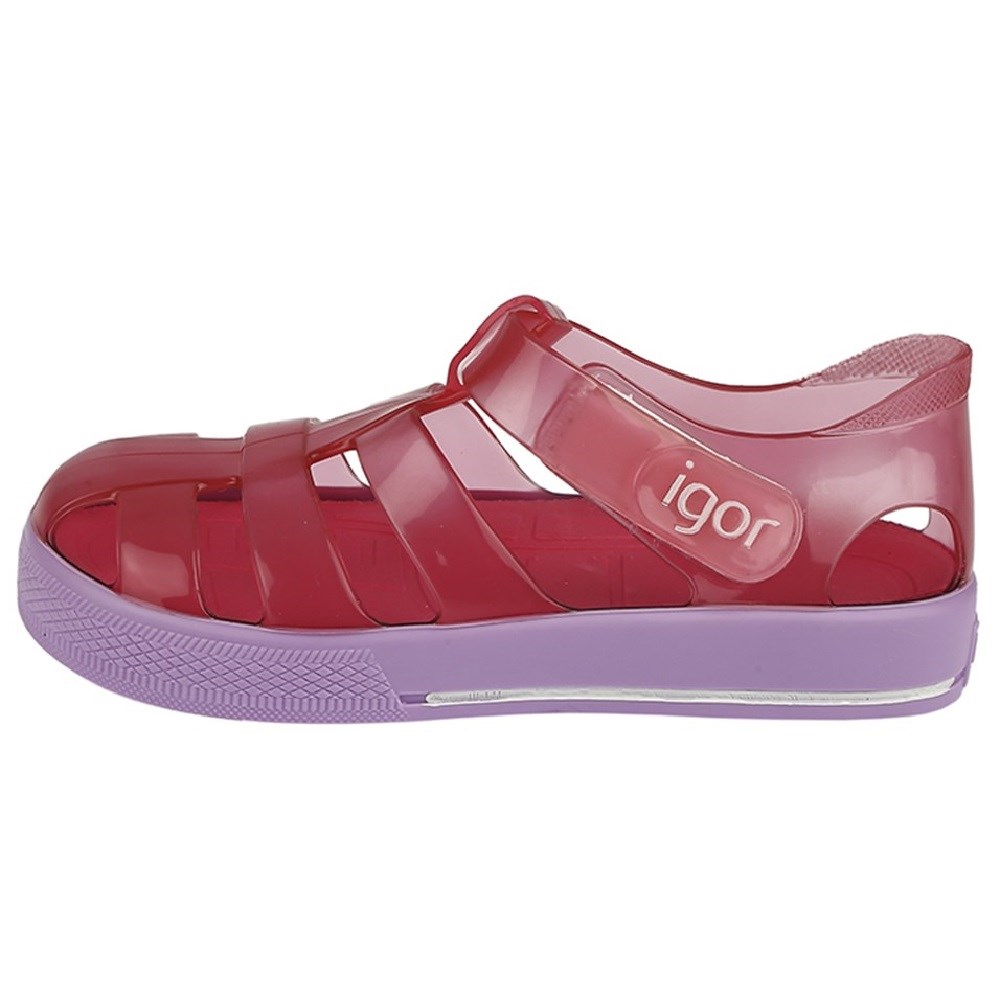 igor Yazlık Çocuk Sandaleti Star Bicolor Fuchsia Lilac Pembe