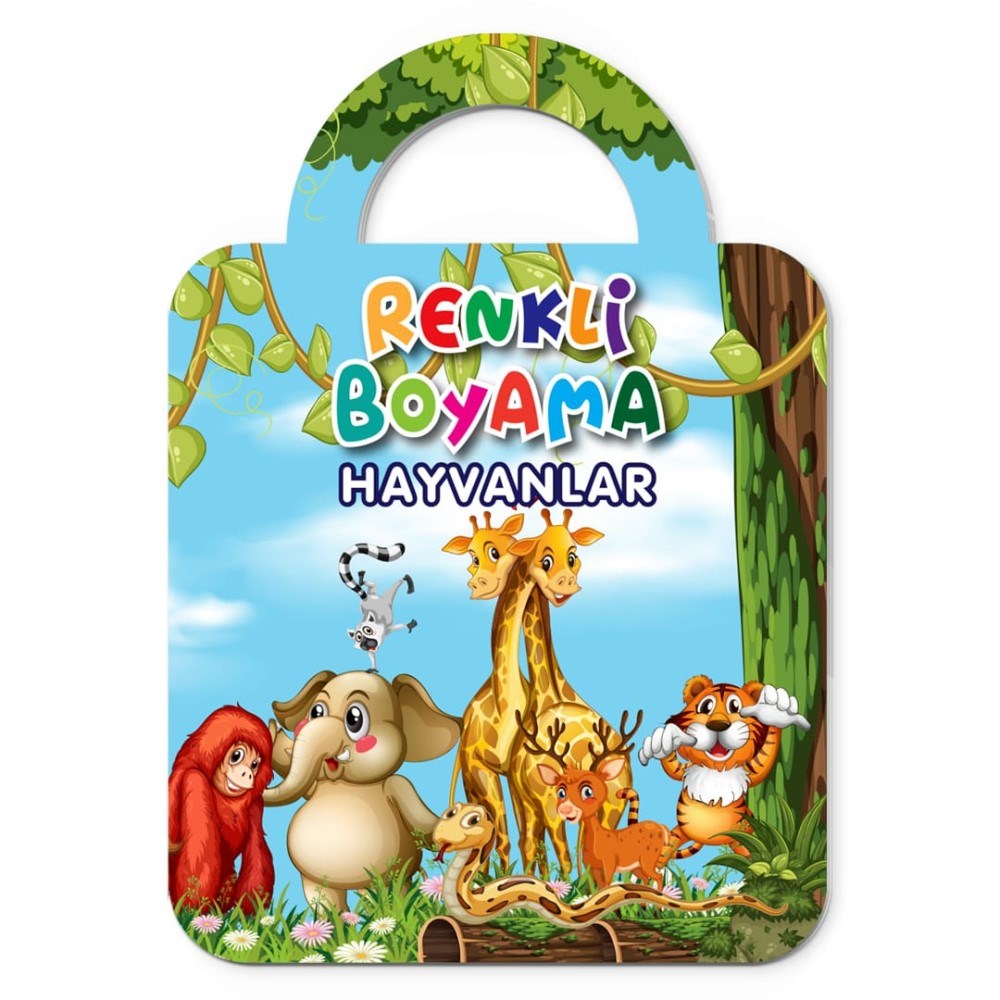 Baloon Kids Renkli Boyama Kitabı Hayvanlar +2 