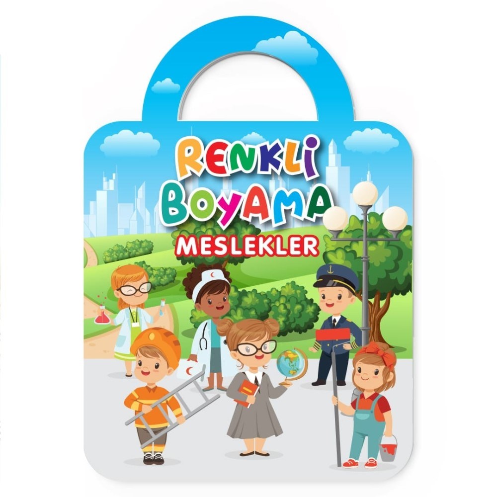 Baloon Kids Renkli Boyama Kitabı Meslekler +2 