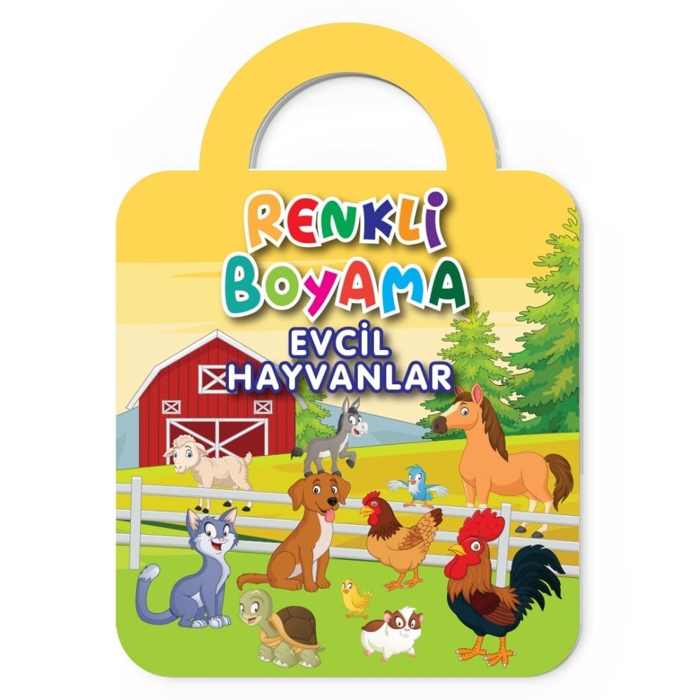 Baloon Kids Renkli Boyama Kitabı Evcil Hayvanlar +2 