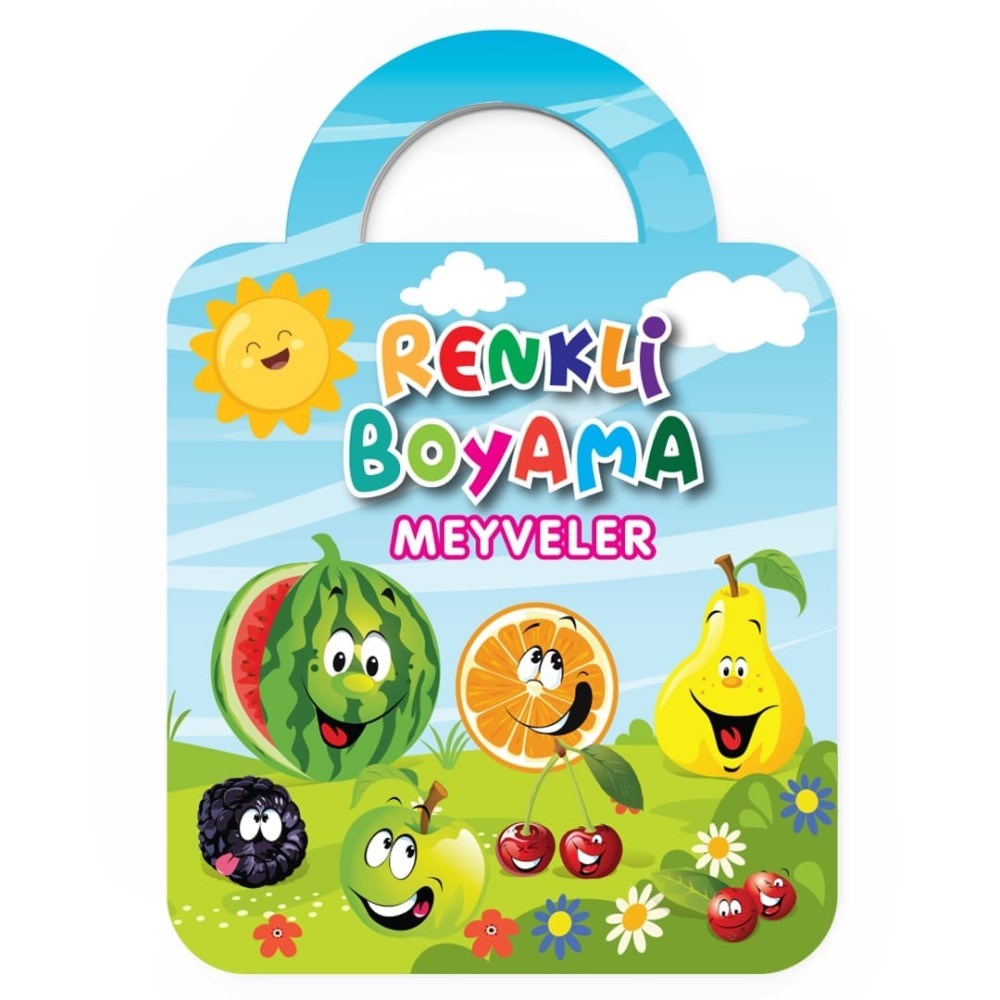 Baloon Kids Renkli Boyama Kitabı Meyveler +2 