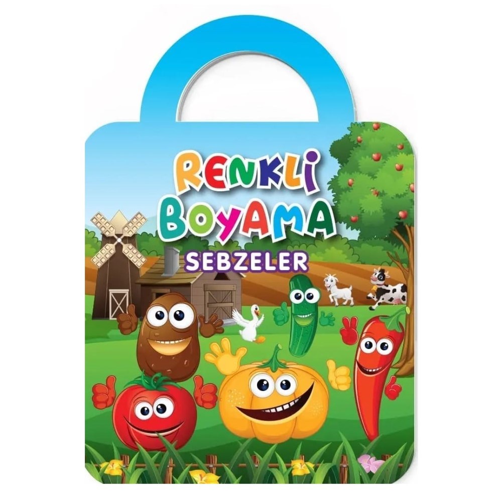Baloon Kids Renkli Boyama Kitabı Sebzeler +2 