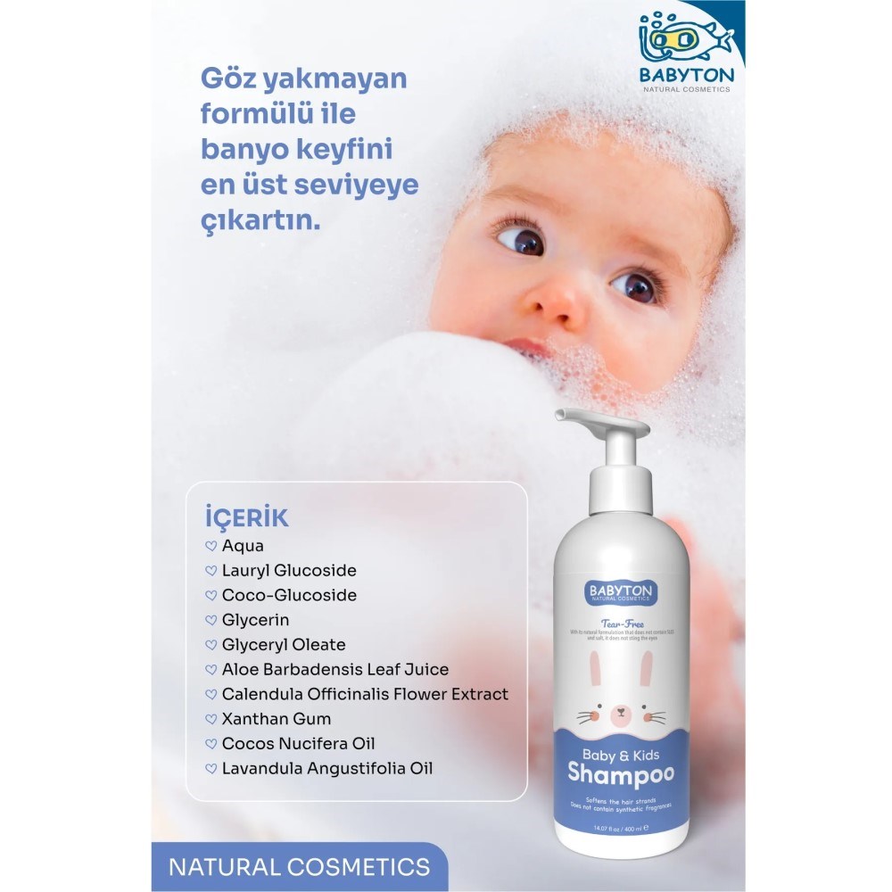 Babyton Baby and Kids Shampoo 400 ml 