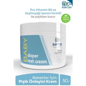 Babyton Baby Diaper Rash Cream - Pişik Kremi 50 ml