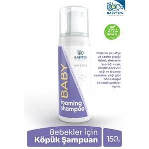 Babyton Baby Foaming Shampoo 150 ml (Köpük Konak Önleyici)