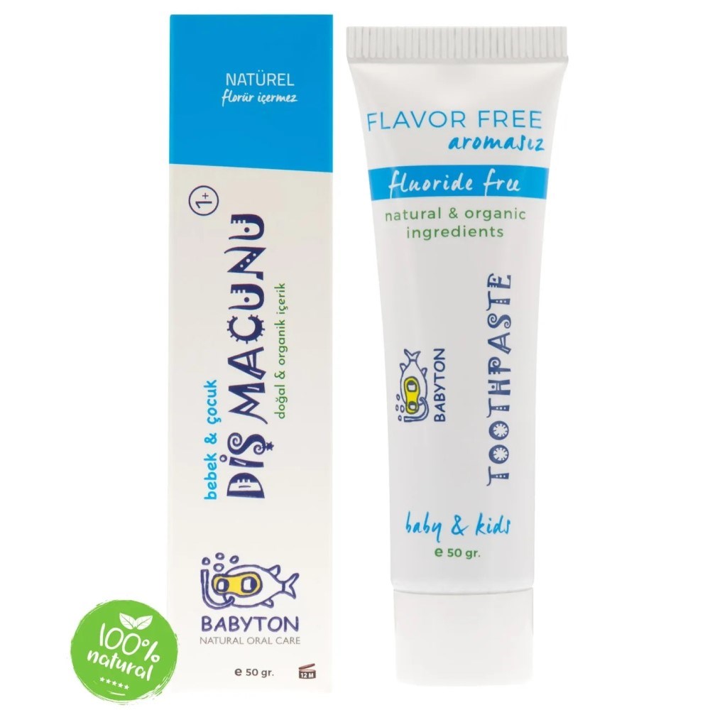 Babyton Bebek ve Çocuklar için Organik ve Doğal Diş Macunu 