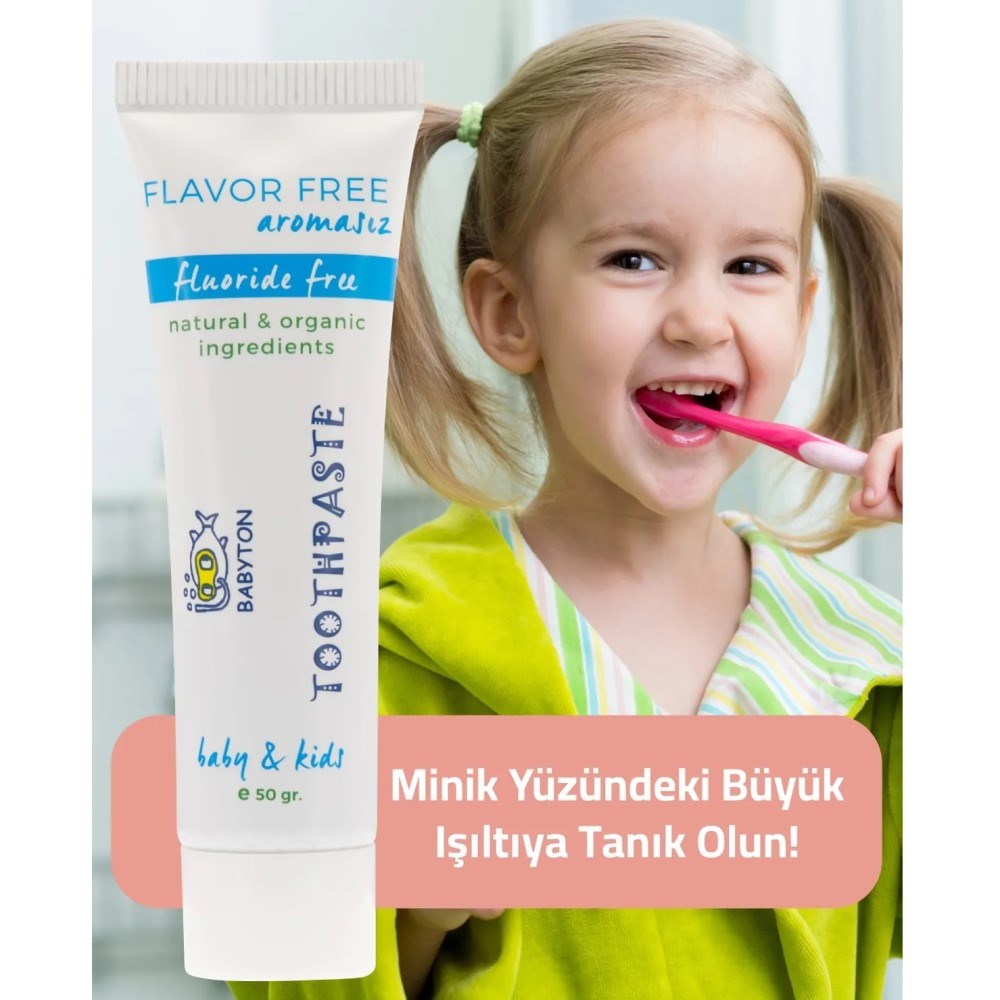 Babyton Bebek ve Çocuklar için Organik ve Doğal Diş Macunu 