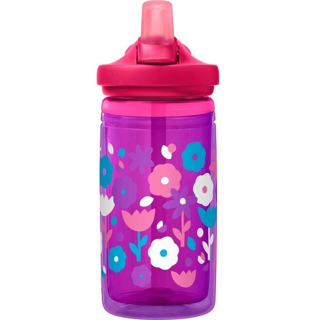 Camelbak Isı Yalıtımlı Pipetli Suluk - Eddy+ 400 ml- Flower Power 