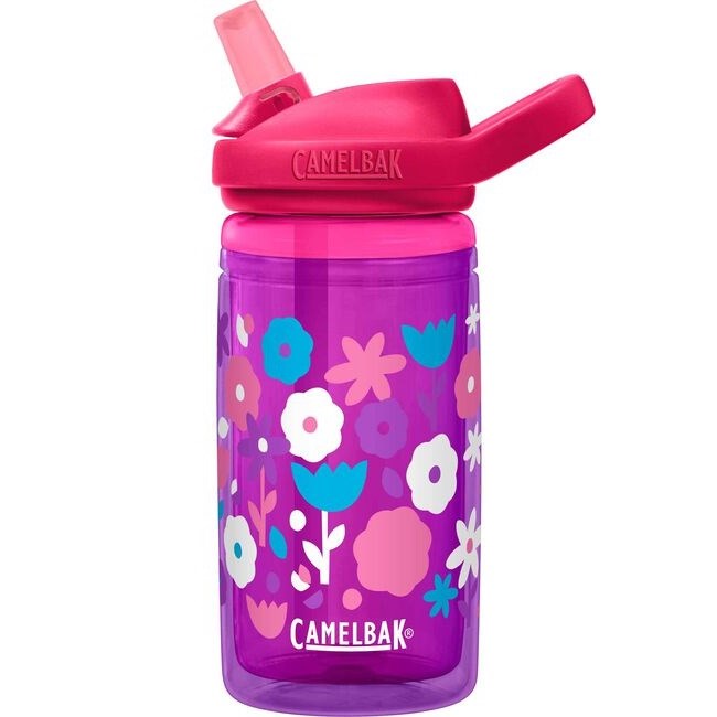 Camelbak Isı Yalıtımlı Pipetli Suluk - Eddy+ 400 ml- Flower Power 