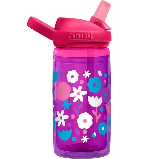 Camelbak Isı Yalıtımlı Pipetli Suluk - Eddy+ 400 ml- Flower Power 
